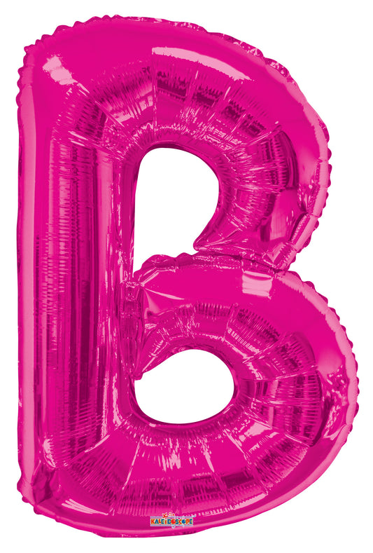 34" Letter B Magenta